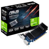 ASUS GeForce GT 730 2GB GDDR5 BRK VGA low-profile graphics card for silent HTPC build (with I/O port brackets), PCIe 2.0, 1xD-SUB, 1xDVI-D, 1xHDMI 1.4a - 90YV06N2-M0NA00-A