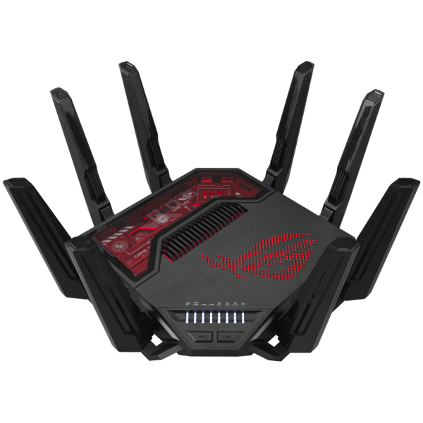 ASUS ROG Rapture GT-BE19000 Tri-Band WiFi 7 (802.11be) gaming usmjerivač, AiMesh kompatibilen - 90IG0850-MO9A0V-A