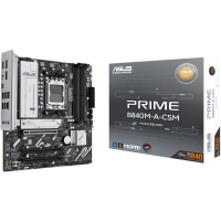 ASUS PRIME B840M-A-CSM AM5 mATX osnovna ploča - AMD B840, 4xDDR5, 3xM.2, 4xSATA, 2.5Gb LAN, 2xDP, 1xHDMI, Aura Sync - 90MB1J10-M0EAYC-A