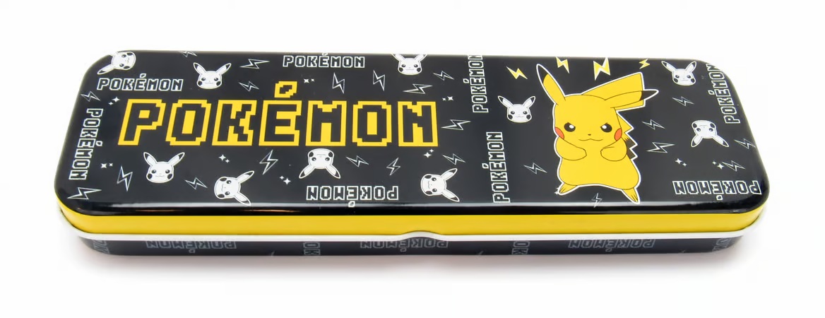 POKEMON - METAL PENCIL CASE 2 20CM BLACK