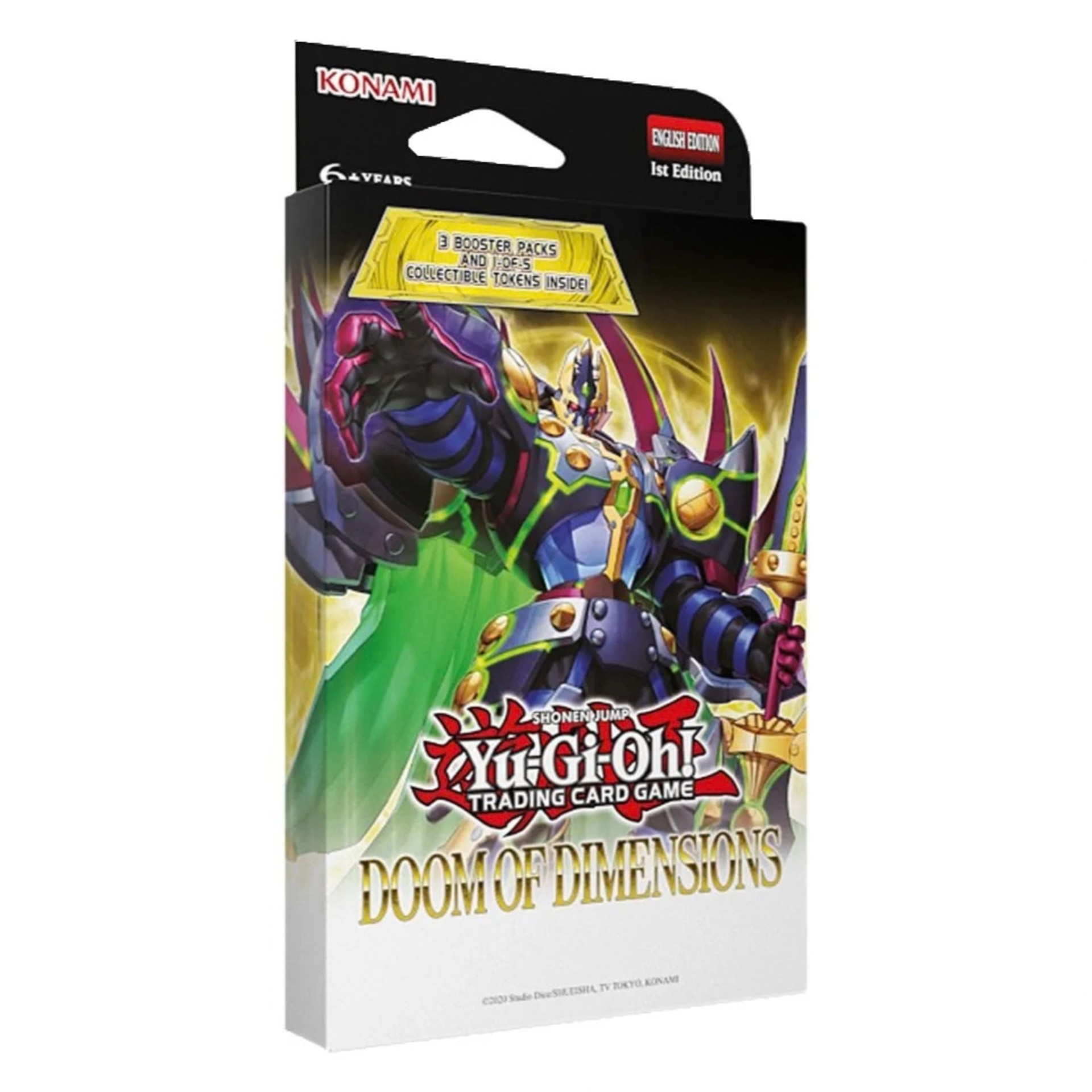 YU-GI-OH! TCG: DOOM OF DIMENSIONS - TUCKBOX (3 PACKS)