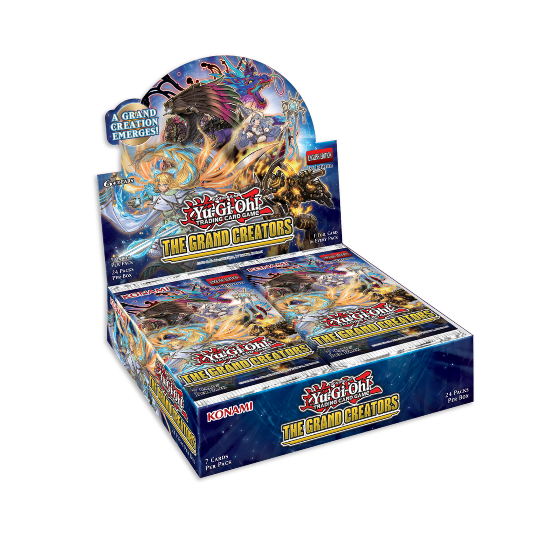 YU-GI-OH! TCG: THE GRAND CREATORS - BOOSTER DISPLAY (24 PACKS)