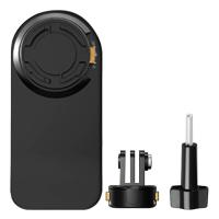 PULUZ backpack mount for sports cameras (including Osmo Action 5 Pro, Insta360 Ace Pro 2)(black)