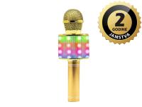 MANTA mikrofon bežični sa zvučnikom i karaoke funkcijom, LED rasvjeta MIC20-GL - 05230019