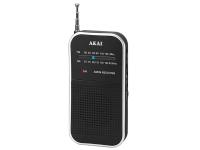 AKAI radio džepni, FM, AM, analogna skala, 2x AAA baterije, crni APR-350 - 05270001