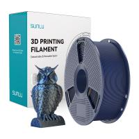 Sunlu PLA+ Silk Dual Color Filament (Black and Blue)