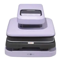 HTVRONT Auto 2 Digit Heat Transfer Press (Purple)