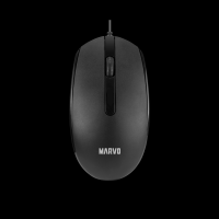 MARVO OFFICE MS003 BK MOUSE BLACK