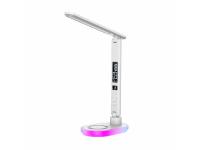 Manta LED stolna svjetiljka, budilica, bežični punjač, LED RGB, temp, HW-LAMP03 - 16010332
