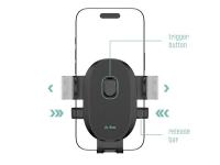 iPEAX držač za mobitel, za ventilaciju, CLIP-2, crni - 03090095