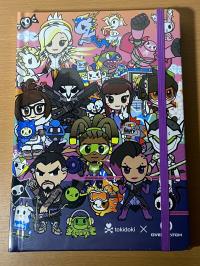 MERCHANDISE FIGURE CUTE BUT DEADLY OVERWATCH NOTEBOOK T. X OVERWATCH BLACK