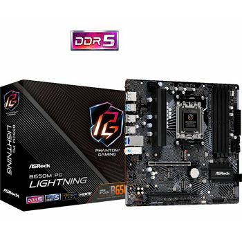 Asrock B650M PG LIGHTNING, DDR5, S.AM5