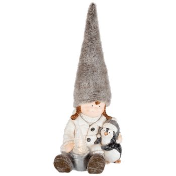home Dekorativna rasveta, keramička figura, djevojčica - KDC 25