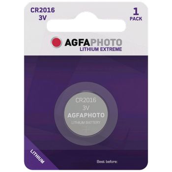 AgfaPhoto Baterija litijska, CR2016, 3V, dugmasta, blister 1 kom. - CR2016 B1