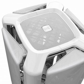 Geometric Future M2 THE ARK Gehäuse, Mesh - white-GEO-M2-MW