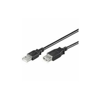 NaviaTec USB 3.0 A muški na A ženski kabel, 5m, crni