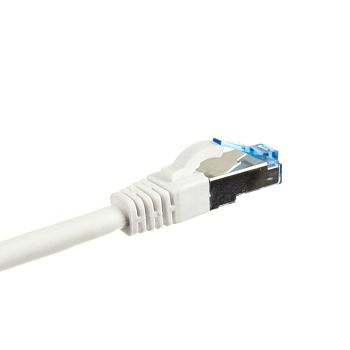 InLine Patchkabel Cat.6A, S/FTP (PiMf), 500MHz, white - 10m 76800W