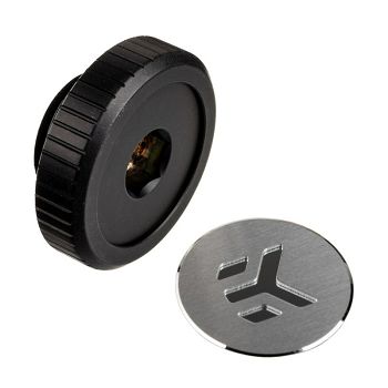 EK Water Blocks EK-Quantum Torque Verschlussstopfen G1/4 Zoll - mit EKWB Logo, black 3831109826294