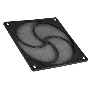 SilverStone SST-FF125B magnetischer Highflow Staubfilter, black - 120mm SST-FF125B