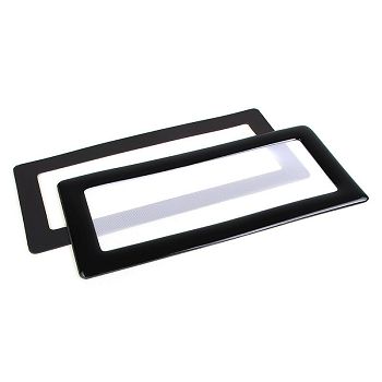 DEMCiflex Staubfilter 2x40mm, quadratisch - black/white DF0526