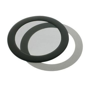 DEMCiflex Staubfilter 80mm, rund - black/black DF0014