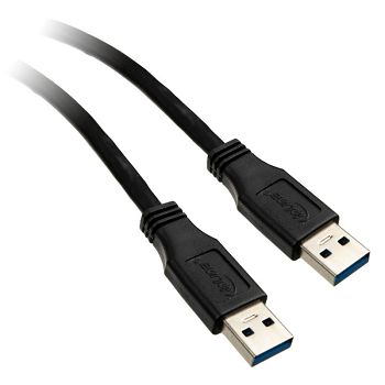 InLine USB 3.0 Kabel, A auf A, black - 5m 35250