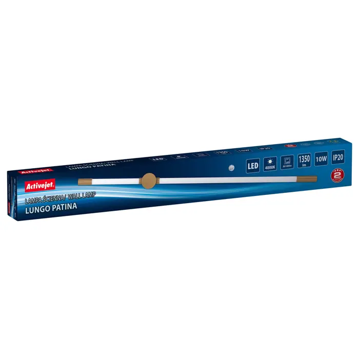 Activejet LED wall lamp AJE-LUNGO Patina