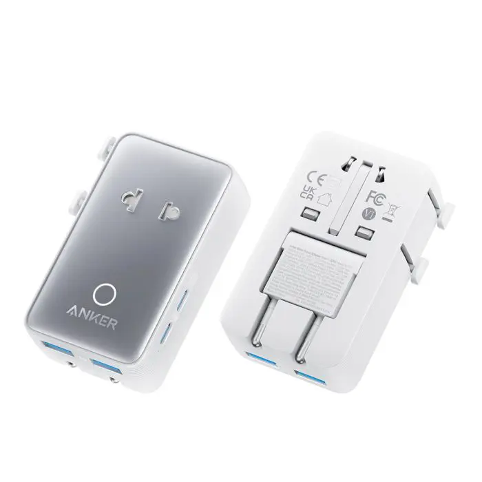 Anker Nano Travel Adapter 5in1, 20W, white