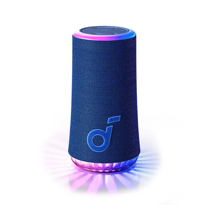 Anker Soundcore prenosni Bluetooth zvočnik Glow, moder