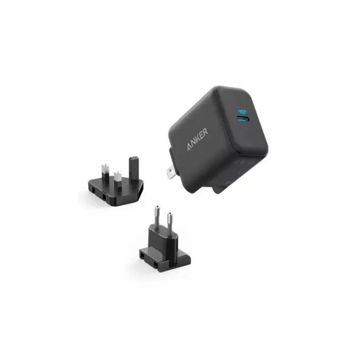 Anker USB-C stenski polnilec, 25W, črn