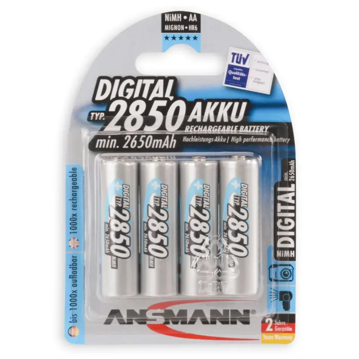 Ansmann Digital 4xAA NM 1.2V/ 2850mAh