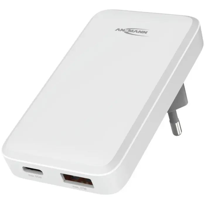 Ansmann USB-C Wall Charger 265PD / 3 A / 65 W / 2 Port (white)