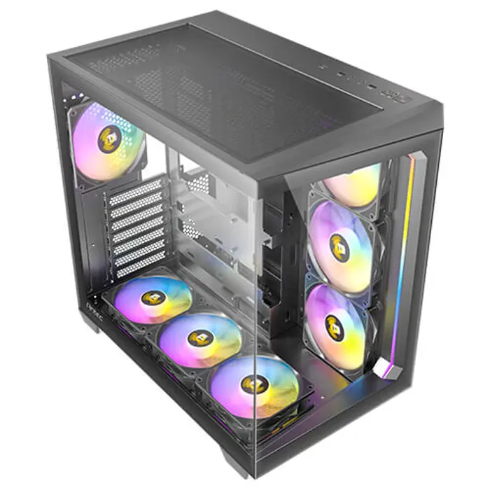 Antec C5 ARGB Midi-Tower, Tempered Glass  - black-0-761345-10033-5