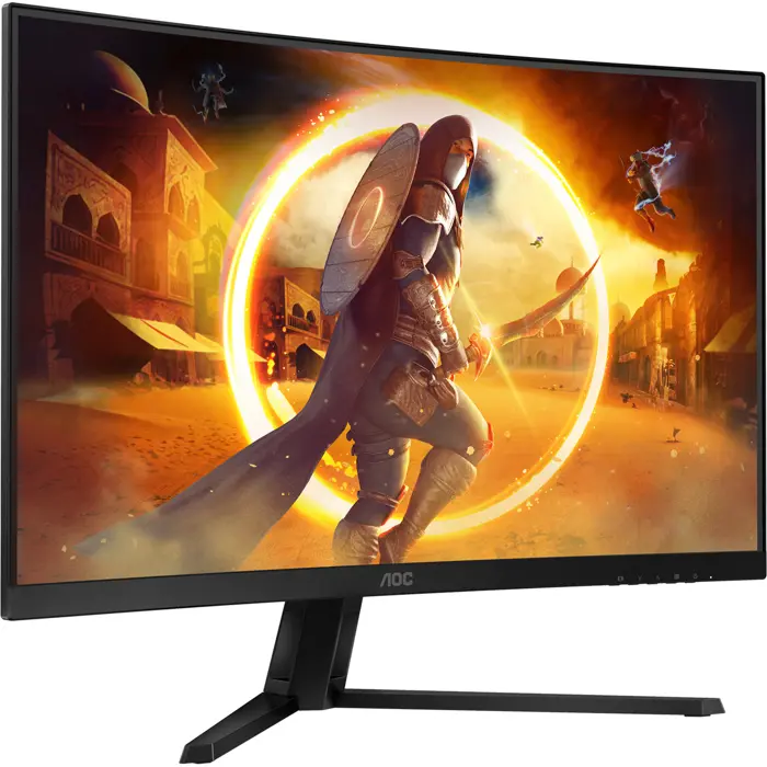 AOC CQ32G4VE, gaming monitor - 31.5 - black (matt), QHD, Fast-VA, curved, HDMI, DP, HDR, 180Hz panel