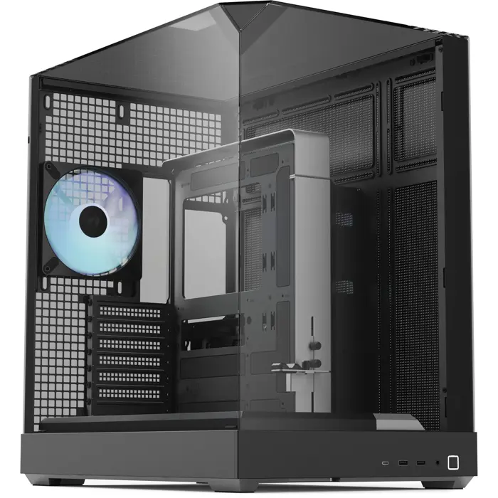 APNX V2 , tower case black, tempered glass x 3