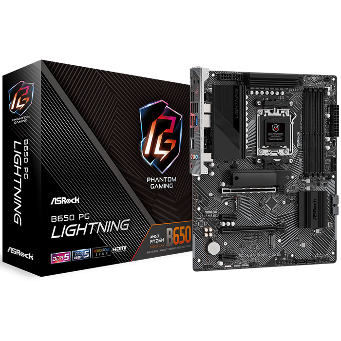 ASROCK B650 PG Lightning ATX AM5 DDR5