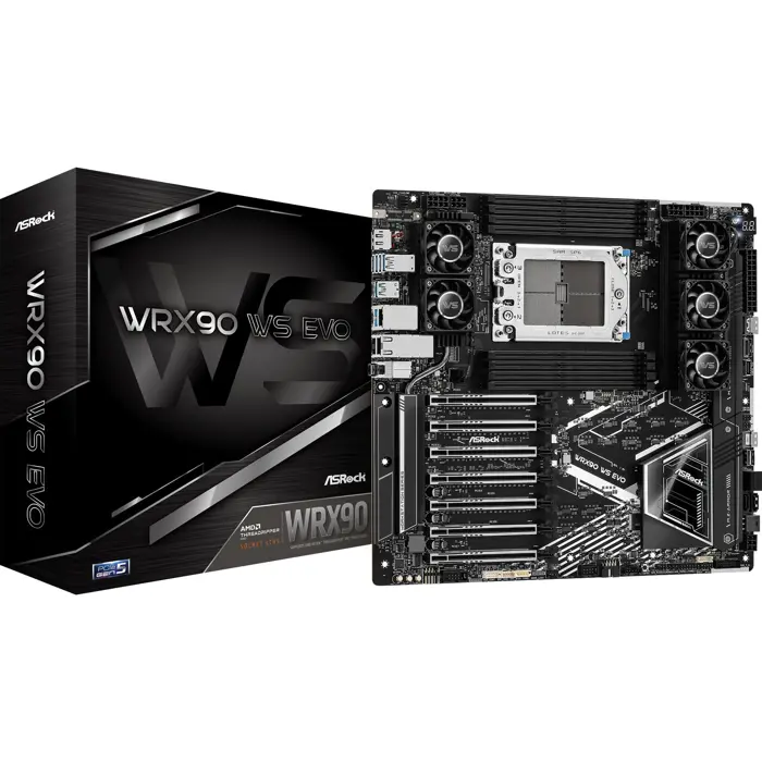 ASRock WRX90 WS EVO AMD Threadripper Pro Workstation Motherboard