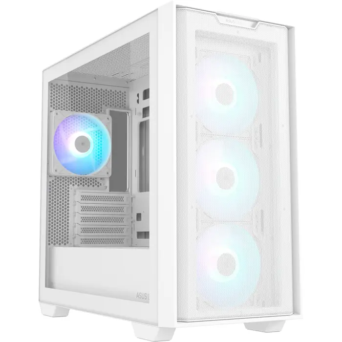 Asus A21 PLUS TG ARGB (white, tempered glass)