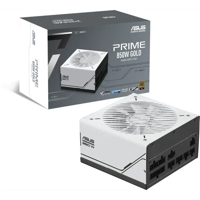 ASUS Prime Gold AP-850G 80 PLUS GOLD napajanje - 850 Watt, bulk - white-90YE00U0-B0NB00
