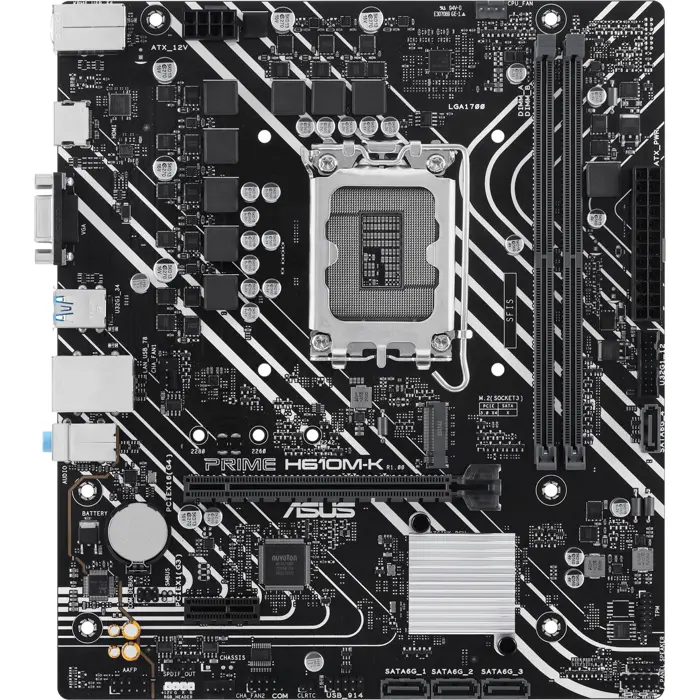 ASUS PRIME H610M-K, DDR5, S.1700