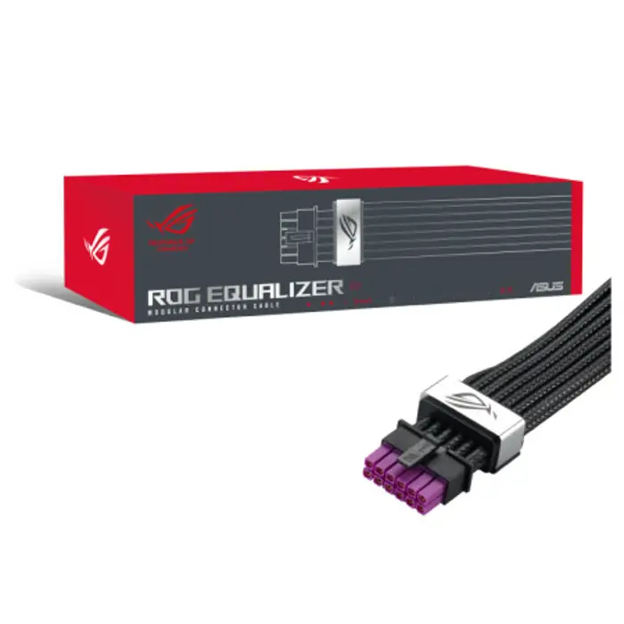 ASUS ROG EQUALIZER kabel, 12V-2x6 PCIe, 1x PCIe 16-pin, 750mm - 90YE00BN-B0QA00-A