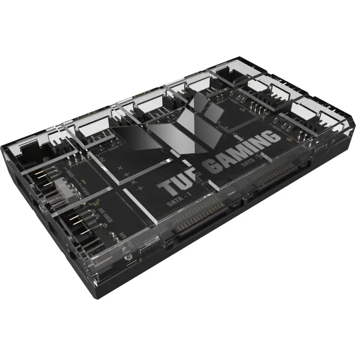 ASUS TUF Gaming ARGB PWM Fan Hub, Fan Controller Black