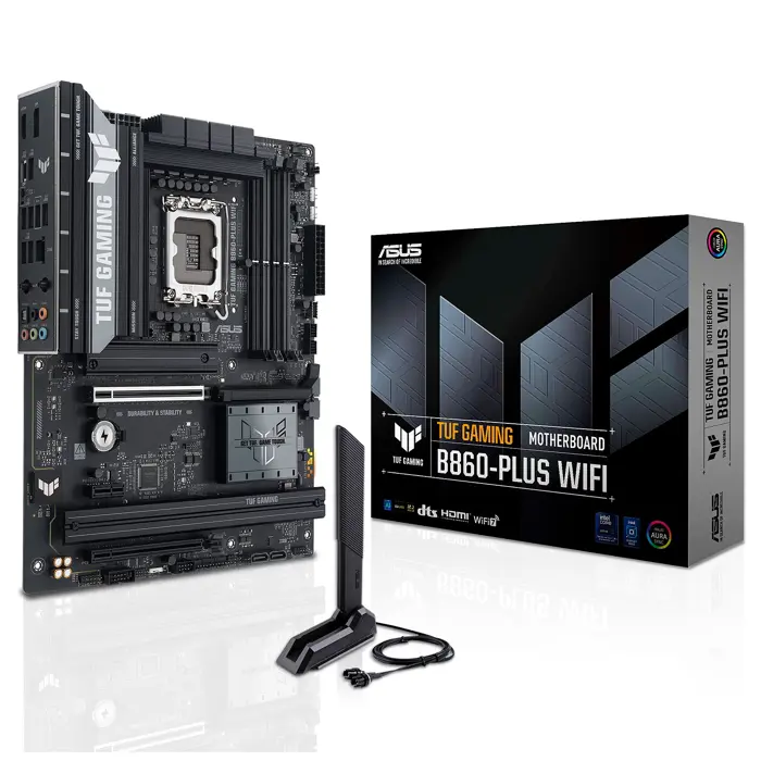 ASUS TUF Gaming B860M-Plus Mainboard, LGA 1851, Intel B860, mATX, DDR5-90MB1JW0-M0EAY0