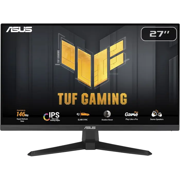 ASUS VG279QE5A, 27", HDMI, DP, 144Hz