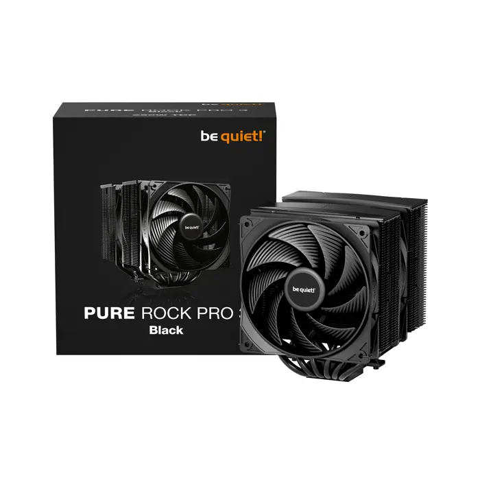 be quiet! Pure Rock Pro 3 CPU-Kühler - 120mm, black-BK042
