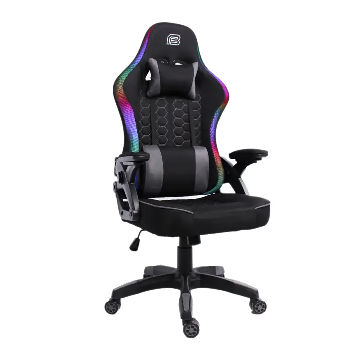 BIT FORCE RGB gaming stolica HYPNOSIS RGB-2D crna - IZLOŽBENA