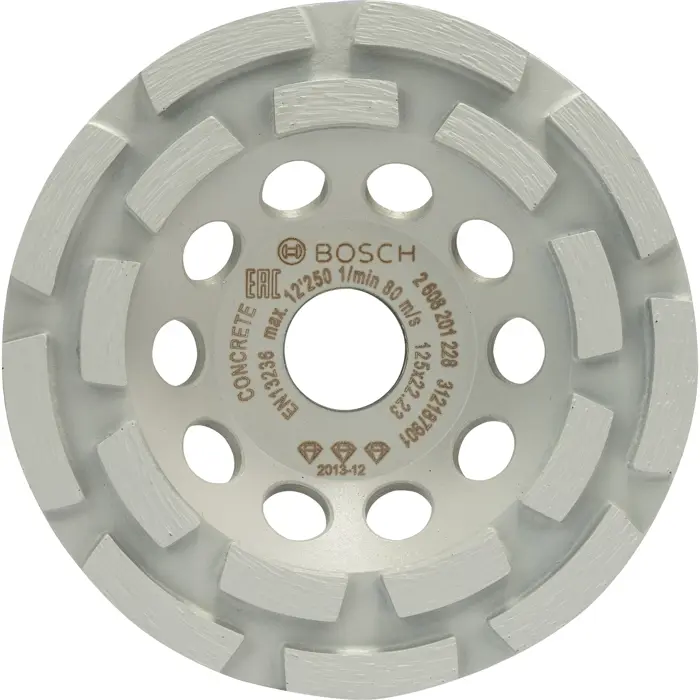 Bosch diamond cup wheel Best for Concrete, 125mm, grinding wheel (bore 22.23mm, for concrete and angle grinders)