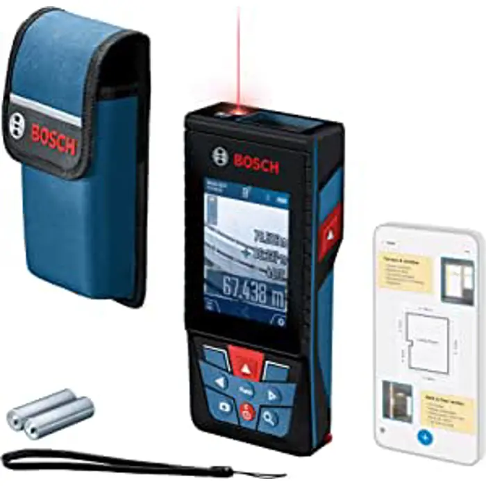 Bosch Laser rangefinder GLM 150-27 C Professional (blue/black, range 100m, red laser line)