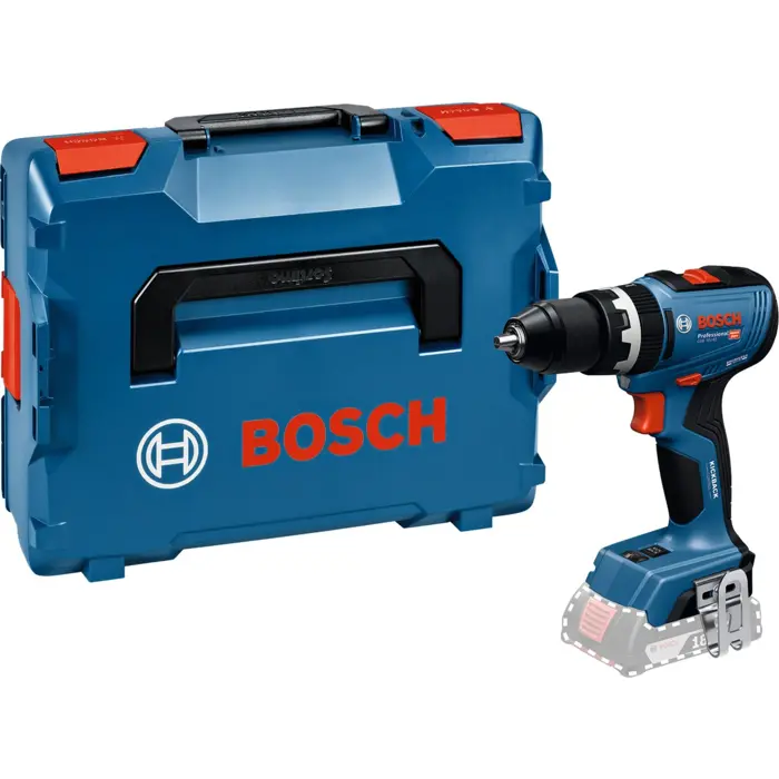 Bosch Powertools cordless impact drill GSB 18V-65 Professional solo, 18 volts (blue, without battery and charger, in L-BOXX)
