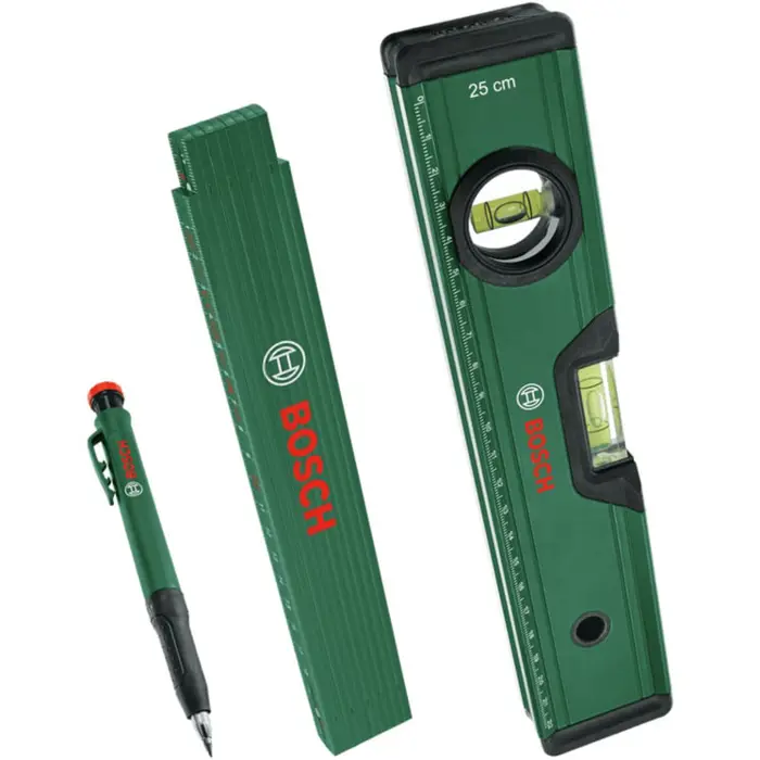 Bosch Powertools marking set, 3 pieces (green/black, 3 pieces)